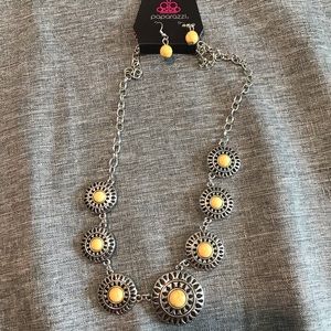 Necklace and earrings